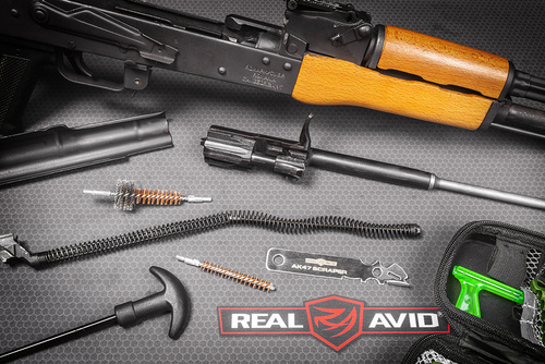 Real Avid - Zestaw do czyszczenia broni Gun Boss - AK47 - platforma AK - 16 elementów - AVGCKAK47
