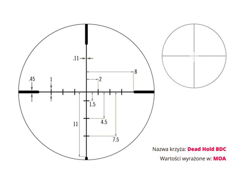 Vortex Optics - Luneta celownicza Crossfire II 4-16x50 - 30 mm - AO - Dead-Hold BDC MOA - Czarna - CF2-31039