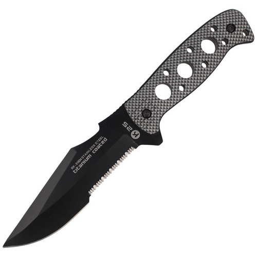K25 - Nóż Carbon Fiber Titanium Tactical 135 mm - 31824
