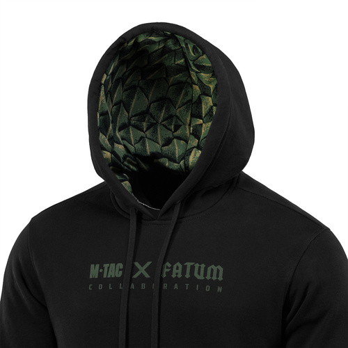 M-Tac - Bluza z kapturem Hoodie Cotton Hard Fatum - Czarna - 80154002