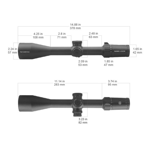 Vector Optics - Luneta celownicza Forester JR. Power 3-9x40 Riflescope - Czarna - SCOM-35