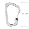 Nite Ize - Karabinek SlideLock Carabiner #2 - Stalowy - CSL2-11-R6