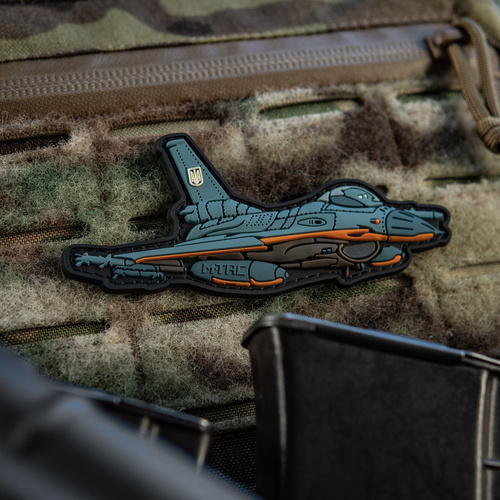 M-Tac - Naszywka Morale Patch 3D F-16 - PVC - Niebieski - 51538015