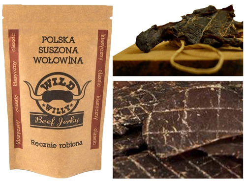 Wild Willy -  Suszona wołowina Beef Jerky - Ostra papryka - 30 g