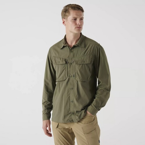Helikon - Koszula z długim rękawem Canopy Jungle - Nylon - Olive Green - KO-CJS-NL-02