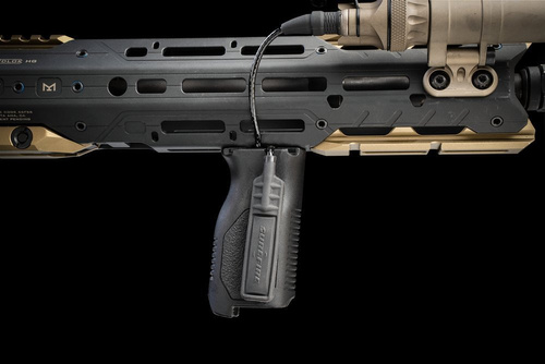 Strike Industries - Chwyt M-LOK Angled Vertical Grip - Long - FDE - SI-AR-CMAG-L