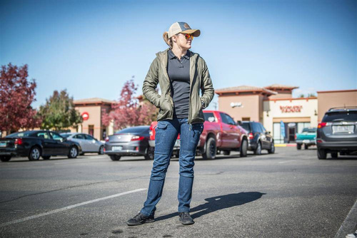 Helikon - Damska kurtka Women's Wolfhound Hoodie® - Taiga Green - KU-WWH-NL-09