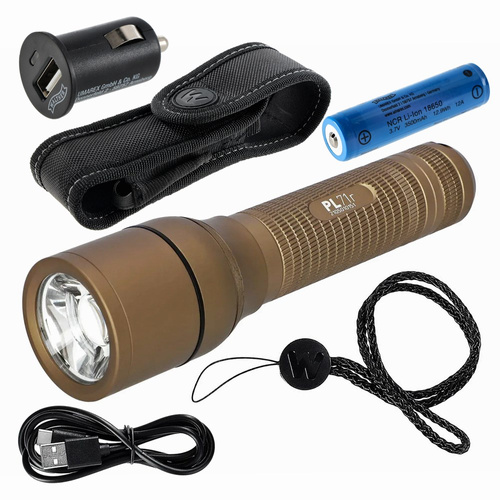 Walther - Latarka LED PL71r - 1800 lm - 6 trybów pracy - 3.7162