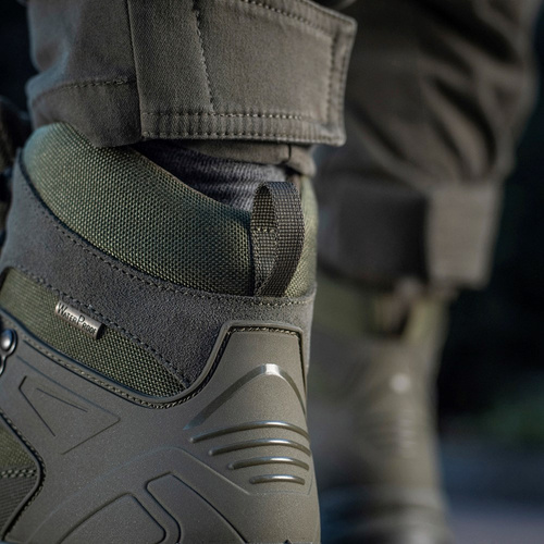 M-Tac - Buty taktyczne za kostkę jesienno-zimowe - Cordura - Ranger Green - 1JJ143/9TPLV