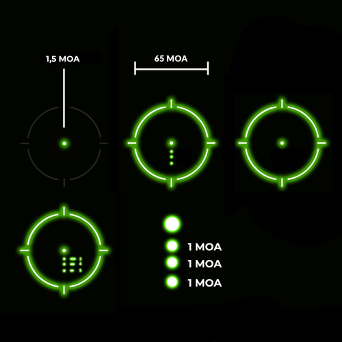 Holosun - Kolimator zamknięty ARO EVO - Green Dot - Solar Panel - Holosun SPR - Czarny - ARO-EVO-SPR-GR