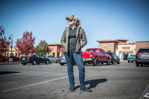 Helikon - Damska kurtka Women's Wolfhound Hoodie® - Taiga Green - KU-WWH-NL-09