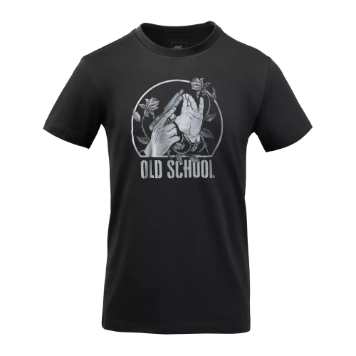 Helikon - Koszulka T-Shirt Old School - Czarna - TS-OLS-CO-01