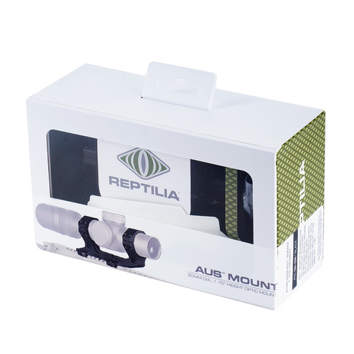 Reptilia - Montaż do lunety jednoczęściowy AUS Mount 1,7" - 30 mm - Czarny - 100-238