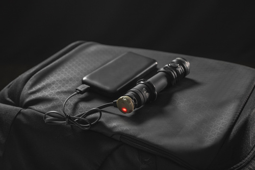 Armytek - Latarka taktyczna Dobermann Pro Max - Strobe - 3000 lm - Czarna - F08401PC