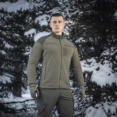 M-Tac - Kurtka polarowa Combat Fleece Jacket - Dark Olive - 20481048
