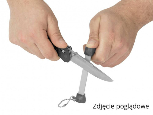 Lansky - Ostrzałka do noży Cold Steel Sharpener LTRCS - Biała/Czerwona - LTRCS