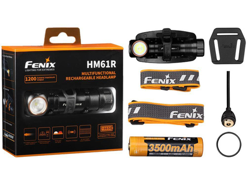 Fenix - Latarka LED / czołówka z akumulatorem 3500mAh - 1200 lumenów - HM61R
