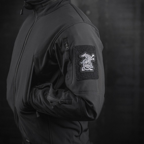 M-Tac - Naszywka Wilk Fenrir - Haft - Cordura 500D - Czarny - 51327002