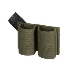 Helikon - Elastyczny insert na dwa magazynki pistoletowe Double Elastic Insert® - Olive Green - IN-DEL-PO-02