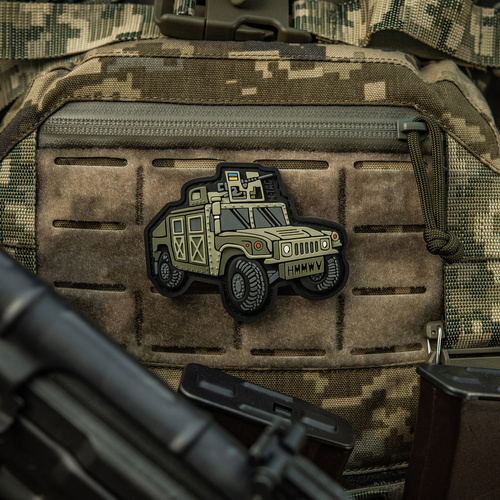 M-Tac - Naszywka Morale Patch 3D HMMWV - PVC - Olive - 51348350
