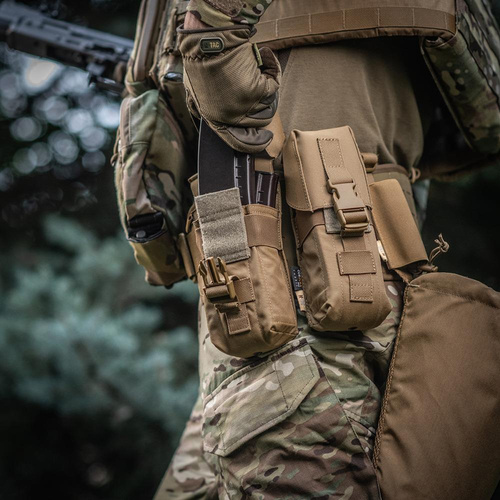 M-Tac - Ładownica na dwa magazynki AR/AK - Fastex - Cordura 500D - Woojin - Coyote - 10013105