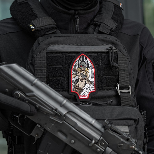 M-Tac - Naszywka Valkyrie - Haft - Czarny/Czerwony - 51425233