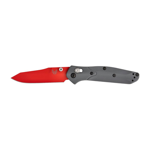 Benchmade - Nóż taktyczny 945RD-2401 Mini Osborne LE - CPM-S90V - Czerwony - 945RD-2401