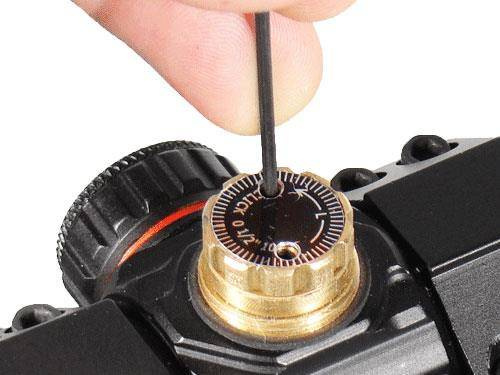 Leapers - Kolimator UTG DS3840 4.0'' 30 mm - 4 MOA - Czarny - SCP-DS3840W