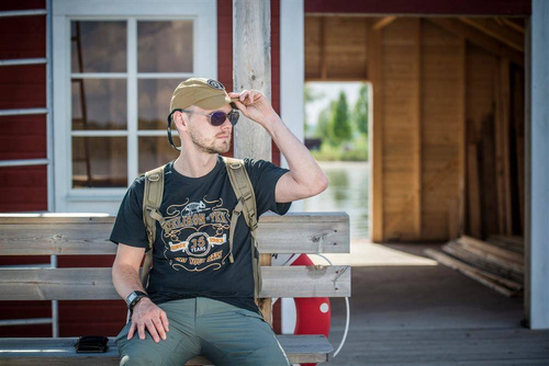 Helikon - Czapka z daszkiem Folding Outdoor Cap - Shadow Grey - CZ-FOC-NL-35