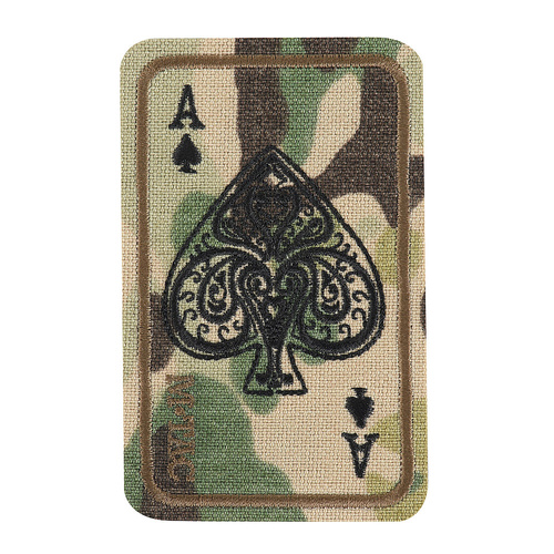 M-Tac - Naszywka Ace Of Spades - Haftowana - Cordura 500D - Kamuflaż - 51324008