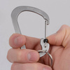 Nite Ize - Karabinek SlideLock Carabiner #6 - Stainless Steel - Czarny - CSL6-01-R6