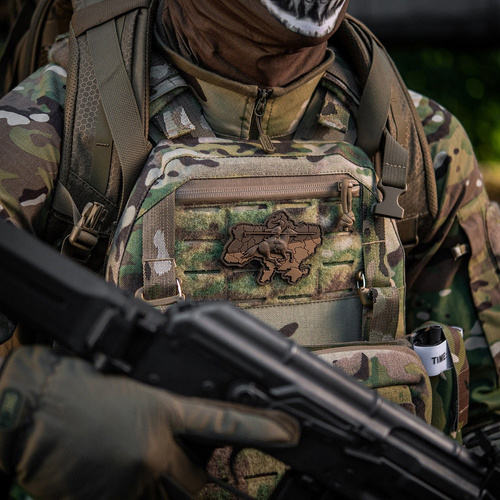 M-Tac - Naszywka Kozacka Ukraina - PVC 3D - Szarża konna - Coyote - 51349005