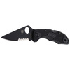 Spyderco - Nóż składany Delica® 4 FRN Black / Black Blade - C11PSBBK