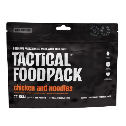 Tactical Foodpack - Liofilizowana racja żywnościowa BIG Chicken and Noodles - 560 g - MB003