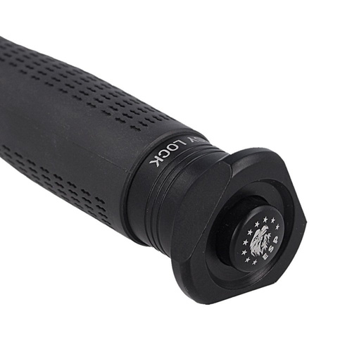 ESP - Hartowana pałka teleskopowa z kaburą i pierścieniem - 20'' - Rękojeść ergonomiczna - Easy Lock - ExBTT-20HE BLK BH-55-A