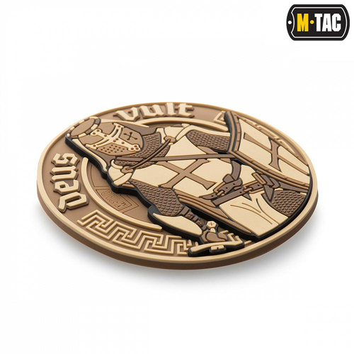 M-Tac - Naszywka 3D PVC Deus Vult - Coyote - 51116005