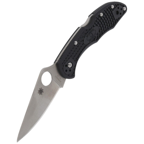 Spyderco - Nóż składany Delica® 4 FRN Flat Ground Black - C11FPBK