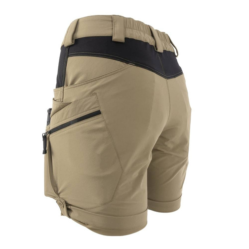 Helikon - Szorty damskie OTS® (Outdoor Tactical Shorts) 8.5" - Taiga Green / Czarne - SW-OTS-VL-0901A