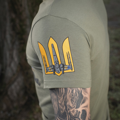 M-Tac - T-shirt UA Side - Bawełna - Oliwkowy - 80026038