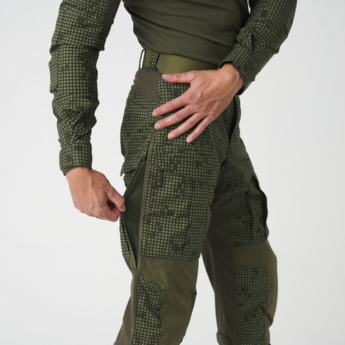 Helikon - Spodnie taktyczne MCDU - PolyCotton Stretch Ripstop - Olive Green/ERDL - SP-MCD-SP-1P02A