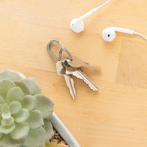 Nite Ize - Karabińczyk z podwójną komorą G-Series™ #1 - 2 szt. - Stalowy - Srebrny - GS1-11-2R6