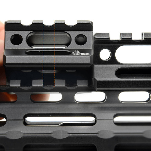 Leapers - Podwyższenie UTG Super Slim 3 sloty - 0,83" - Czarne - MT-RSX8S