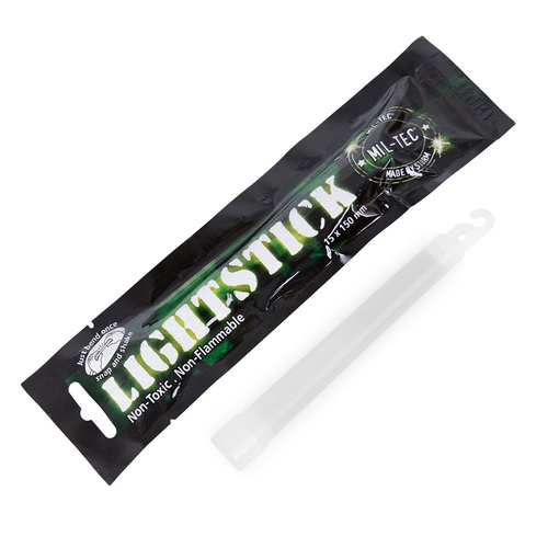 Mil-Tec - Lightstick światło chemiczne - Standard - 1,5 x 15 cm - Biały - 14940007