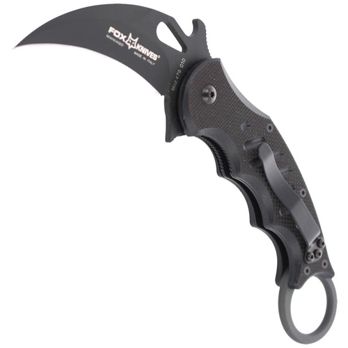 FOX - Nóż składany Karambit - Hawkbill - Czarny - 479