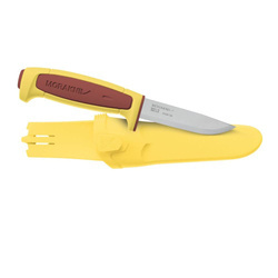 Morakniv - Nóż survivalowy Basic 546 - Stal nierdzewna - Dala Red/Żółty - NZ-546-SS-1R26