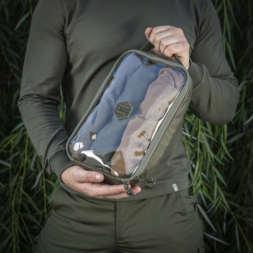 M-Tac - Przezroczysty Organizer Na Narzedzia Elite Large Gen.II - Cordura - Nylon - Czarny - 10147802-L