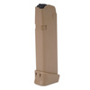 Glock - Magazynek do G17 Gen 5 / G19X - 9x19 mm Para - FDE - 17 + 2 naboi