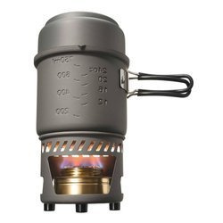 Esbit - Zestaw do gotowania z palnikiem spirytusowym - 985 ml - Aluminium - CS985HA