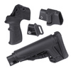 DLG Tactical - Zestaw akcesoriów do strzelby Mossberg 500/590 - 4 elementy - Mil-Spec - Polimer - Czarny - DLG-118-KIT-BLK