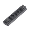 DLG Tactical - Szyna polimerowa Picatinny montowana na M-LOK - 7 slotów - Czarny - DLG-111